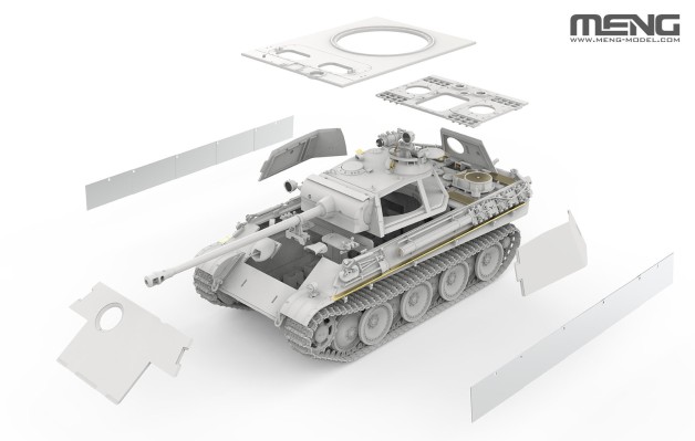 TS-054 德国中型坦克Sd.Kfz.171“黑豹”G后期型 带FG1250主动红外夜视系统