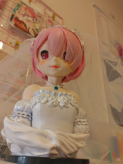 一番赏 从零开始的异世界生活 甜蜜的幸福生活！最终大奖 拉姆 胸像 婚纱版