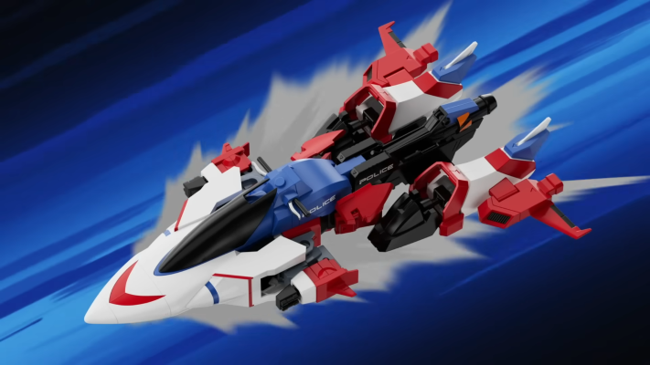 MODEROID  机甲警察 超越红杰克装甲