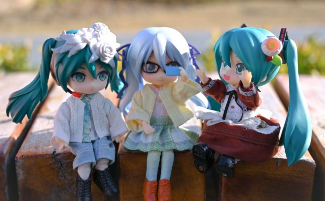 粘土人 #380 初音未来 & 兔子・雪根 雪版本2014