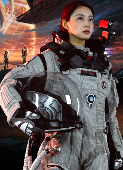 流浪地球 地表服头盔