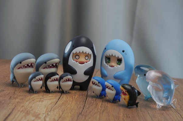 粘土人配件系列 玩偶裝 鲨鱼