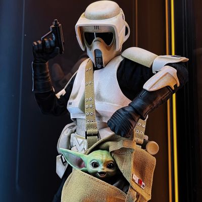 TMS017 曼达洛人 侦察士兵 ＆ 飞行摩托