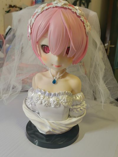 一番赏 从零开始的异世界生活 甜蜜的幸福生活！最终大奖 拉姆 胸像 婚纱版