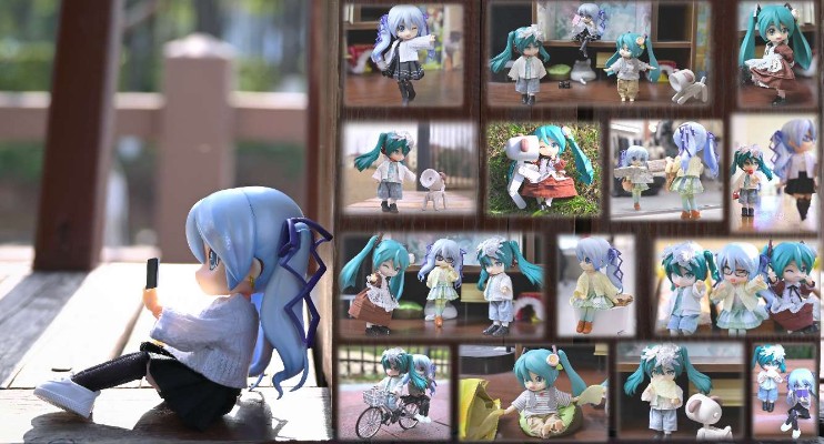 粘土人 #380 初音未来 & 兔子・雪根 雪版本2014