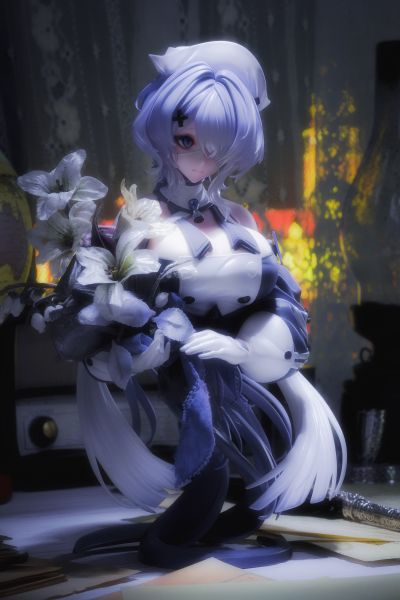 明日方舟 絮雨 胸像