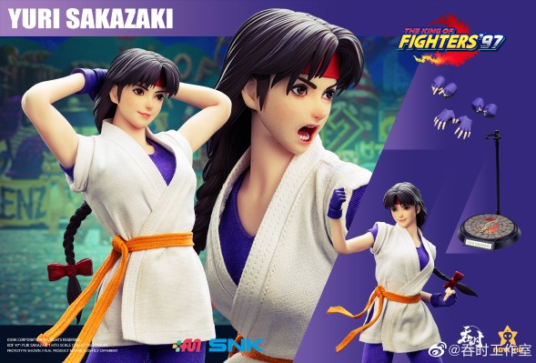 拳皇97 坂崎百合 可动布衣人偶
