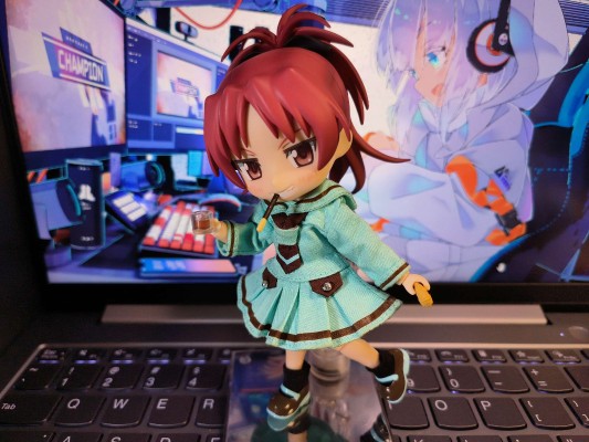 粘土人 #422 剧场版 魔法少女小圆 叛逆的物语 佐仓杏子 制服