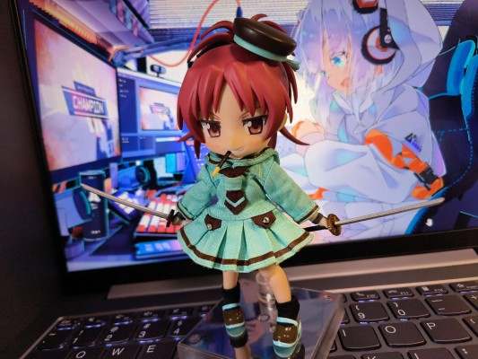 粘土人 #422 剧场版 魔法少女小圆 叛逆的物语 佐仓杏子 制服