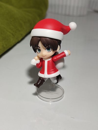 迷你黏土人 进击的巨人 艾伦·耶格尔 圣诞服Ver.