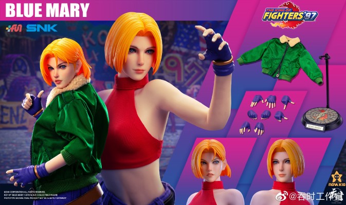 拳皇97 布鲁·玛丽 可动布衣人偶