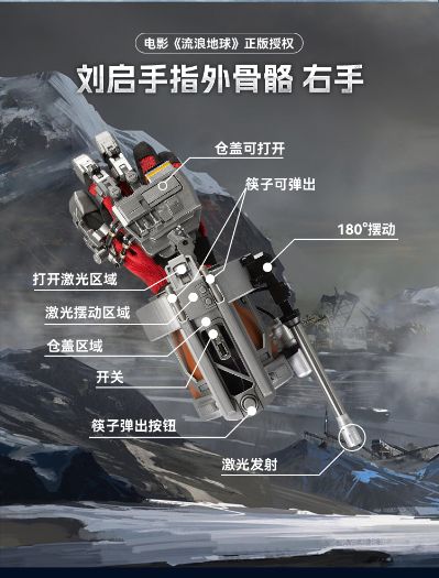 流浪地球 刘启手指外骨骼 右手