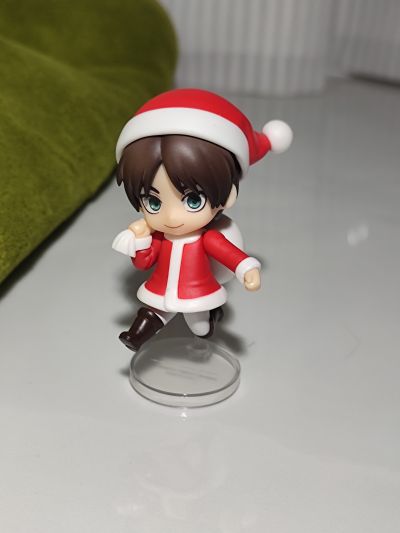迷你黏土人 进击的巨人 艾伦·耶格尔 圣诞服Ver.