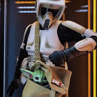 TMS017 曼达洛人 侦察士兵 ＆ 飞行摩托