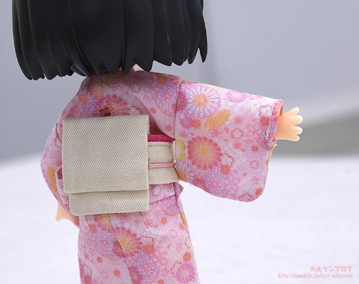 粘土娃 服装套组 和服 女孩 （粉红色/绿色）