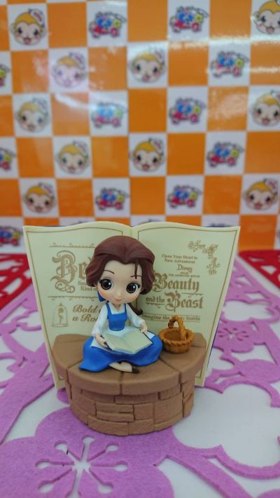 Q posket 童话系列 迪士尼角色 贝儿 乡村造型 A款