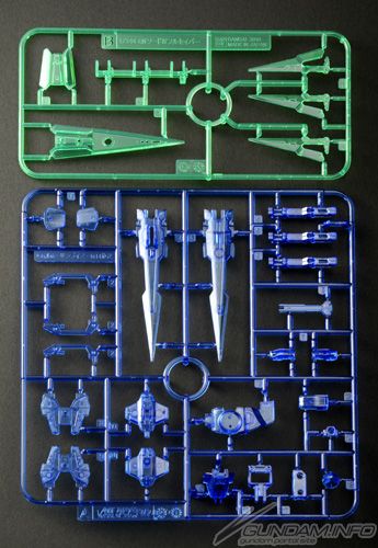 HG 量子型00高达配件 GN剑IV 全刃式 透明配色版