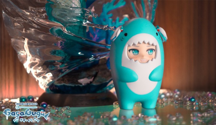 粘土人配件系列 玩偶裝 鲨鱼