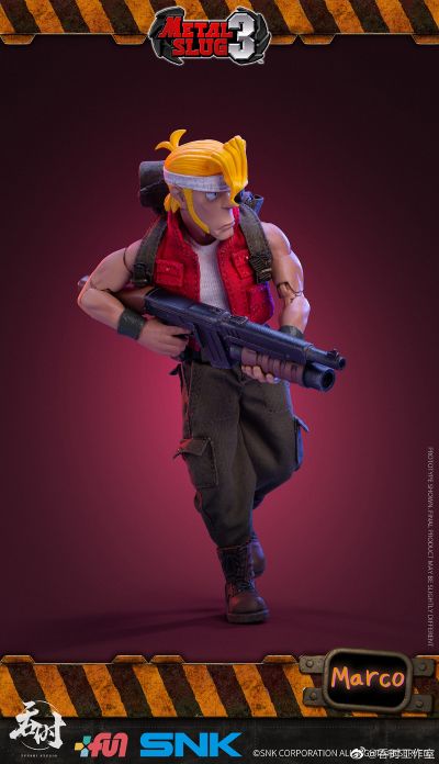 合金弹头3 马克·罗西 可动布衣人偶