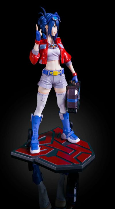 美少女雕像 变形金刚美少女 擎天柱