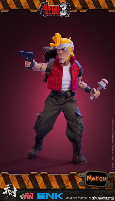 合金弹头3 马克·罗西 可动布衣人偶