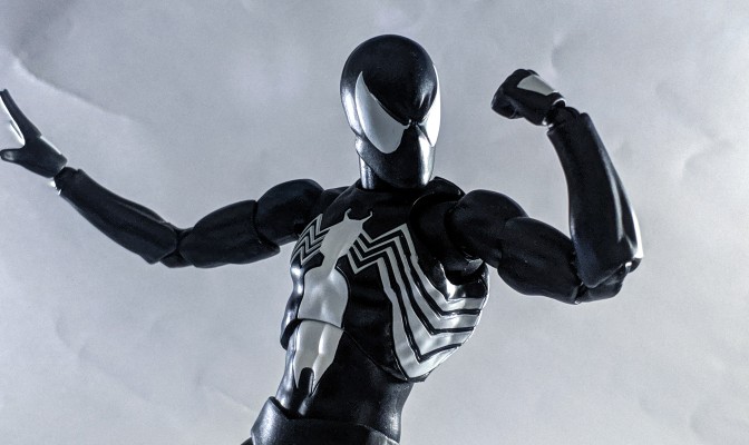 Mafex No.168 漫威漫画 蜘蛛侠 黑色战衣  (漫画版)