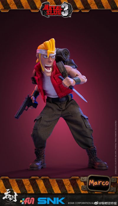 合金弹头3 马克·罗西 可动布衣人偶