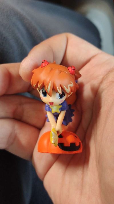 EVA 万圣节ミニディスプレイフィギュア 绫波丽＆明日香＆葛城ミサト＆伊吹摩耶 4种SET 