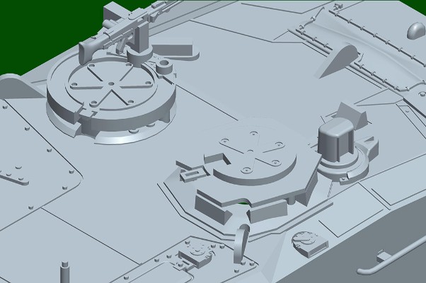 编号：07190 1/72 装甲车辆系列 德国 豹2A4 主战坦克