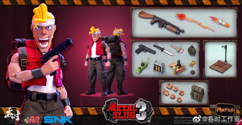 合金弹头3 马克·罗西 可动布衣人偶