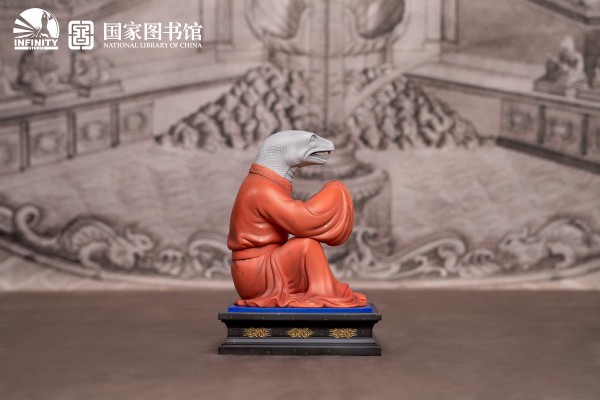 国宝还原计划 十二生肖兽首全身像 巳蛇
