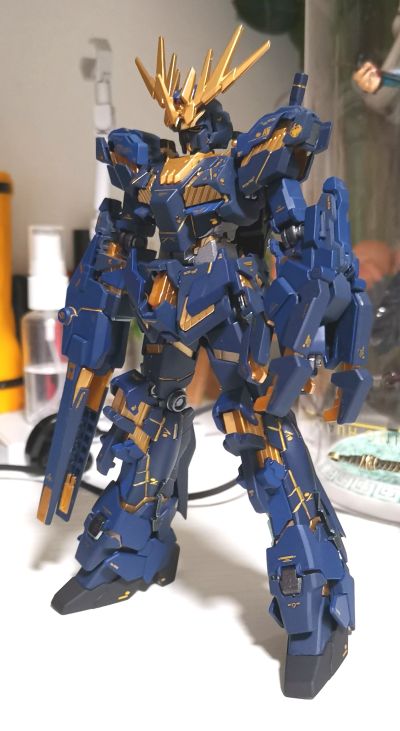 HGUC 1/144 	机动战士高达UC 	RX-0 独角兽高达2号机 报丧女妖 (毁灭模式)