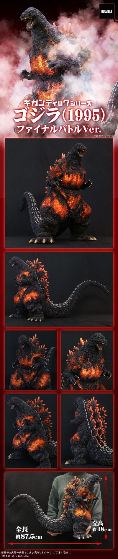 巨型系列 哥斯拉大战戴斯特洛伊亚 哥斯拉（1995）决战版