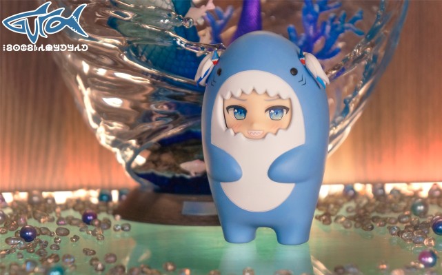 粘土人配件系列 玩偶裝 鲨鱼