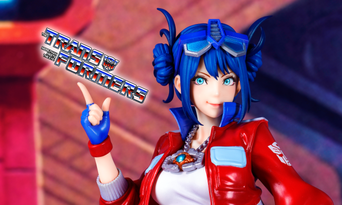 美少女雕像 变形金刚美少女 擎天柱