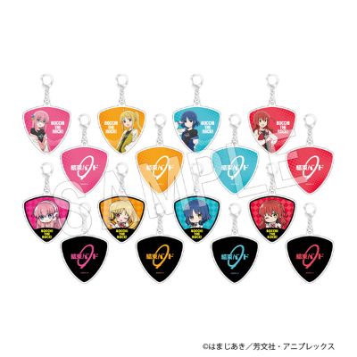 孤独摇滚! 拨片型亚克力钥匙扣 8个套装