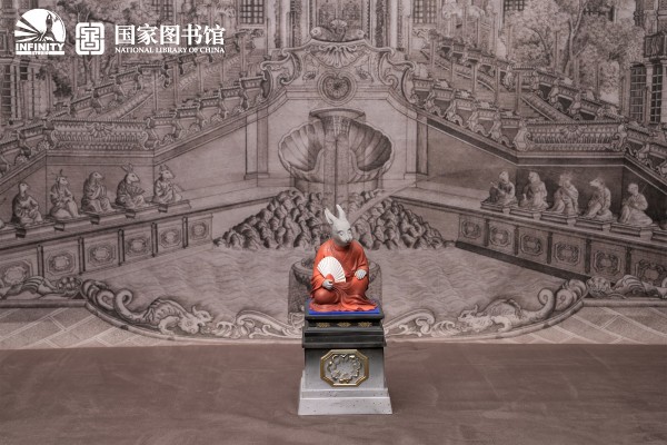 十二兽首全身像 卯兔