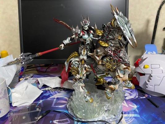 魔戒可动 牙狼系列 白夜骑士 打无