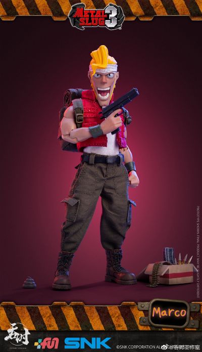 合金弹头3 马克·罗西 可动布衣人偶