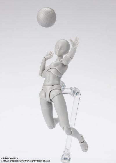S.H.Figuarts  女性素体 体育运动豪华套装（灰色）