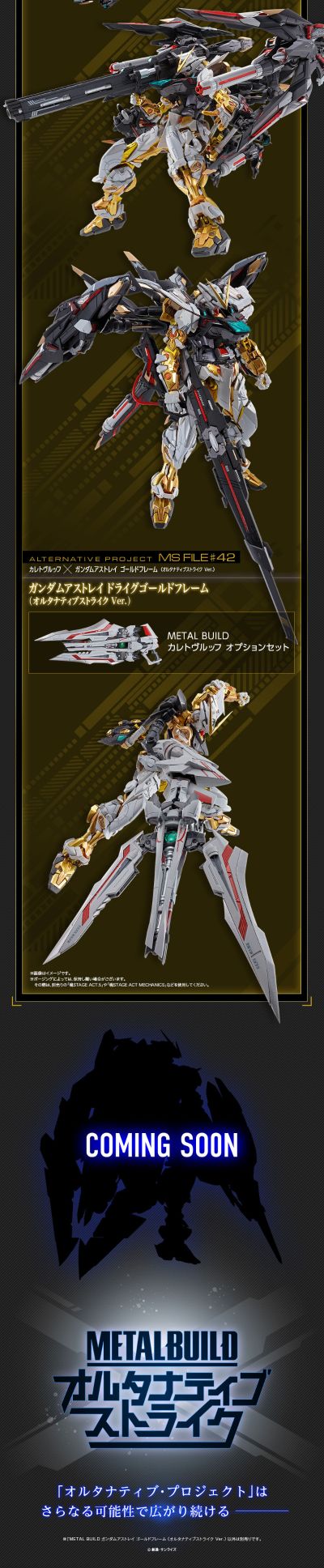 METAL BUILD  机动战士高达SEED ASTRAY  异端高达金色机（新生强袭版）