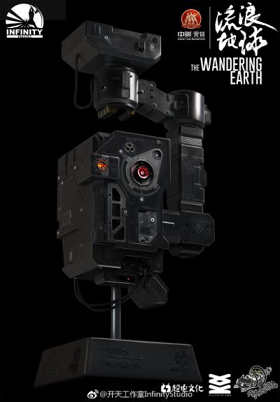 流浪地球 Moss电影道具复刻雕像