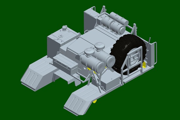 编号：01086  1/35 装甲车辆系列 俄罗斯 BAZ-6403 拖车牵引 ChMZAP-9990-071 半挂车