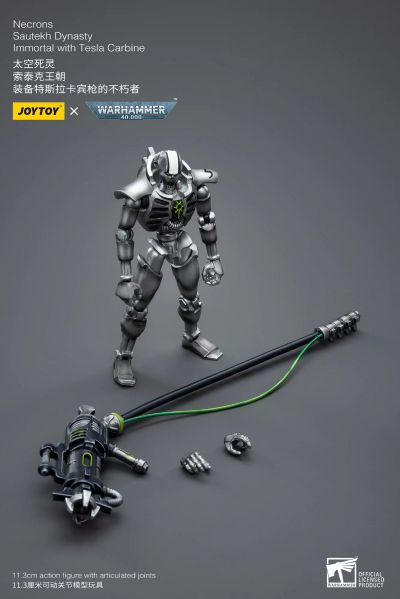 战锤40000 太空死灵 索泰克王朝 装备特斯拉卡宾枪的不朽者