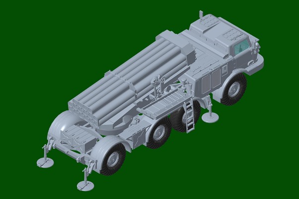 编号：07180 1/72 装甲车辆系列 俄罗斯 9K57“飓风”自行多管火箭炮