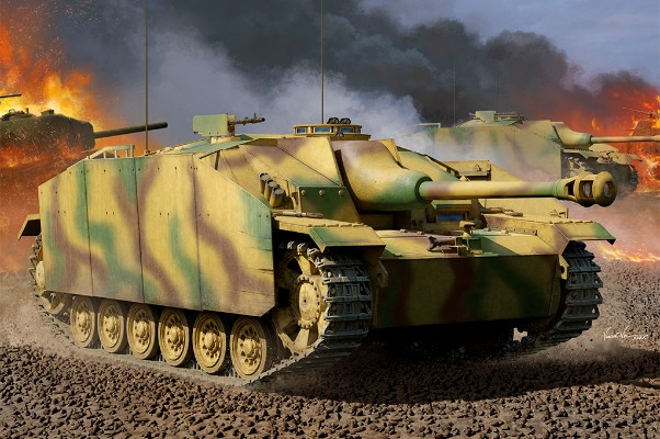 编号：00947 德国 III号突击炮G型 后期型（二合一）