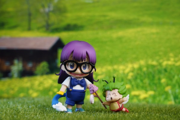 粘土人#1009 Dr Slump  则卷阿拉蕾&则卷宝瓜  猫耳