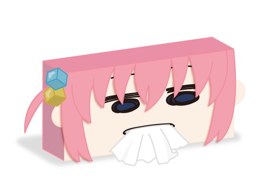 孤独摇滚! 后藤独 纸巾盒