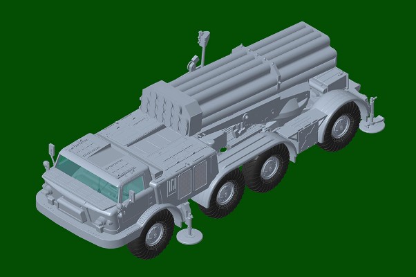 编号：07180 1/72 装甲车辆系列 俄罗斯 9K57“飓风”自行多管火箭炮