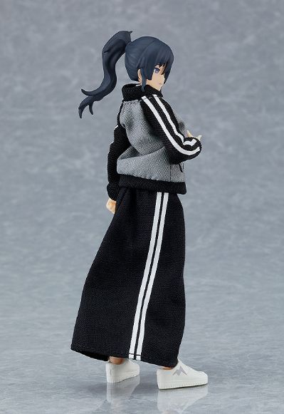 figma#601 女性素体 （真）和 运动服 运动裤+运动裙装